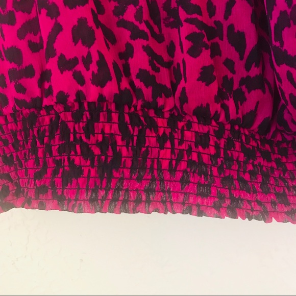 Torrid Purple Animal Print Blouse - Picture 5 of 7